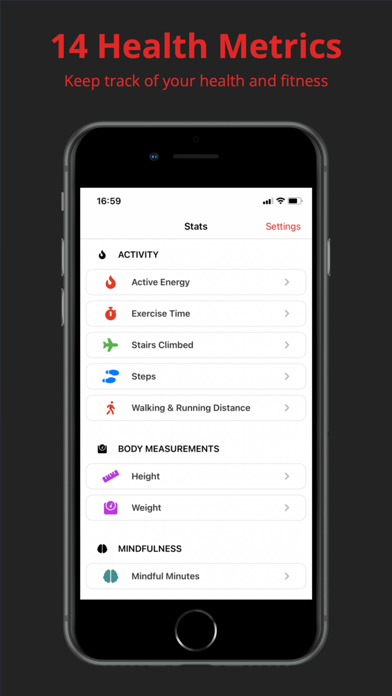 Stats - Health, Fitness Widget Screenshot