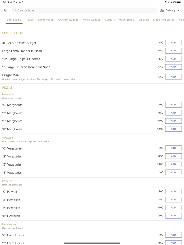 Sultan Kebab And Pizza