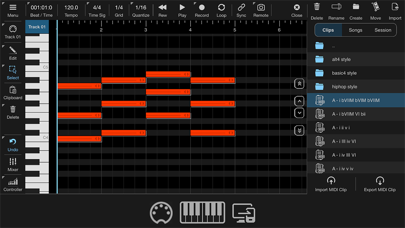 Screenshot #1 pour Helium AUv3 MIDI Sequencer