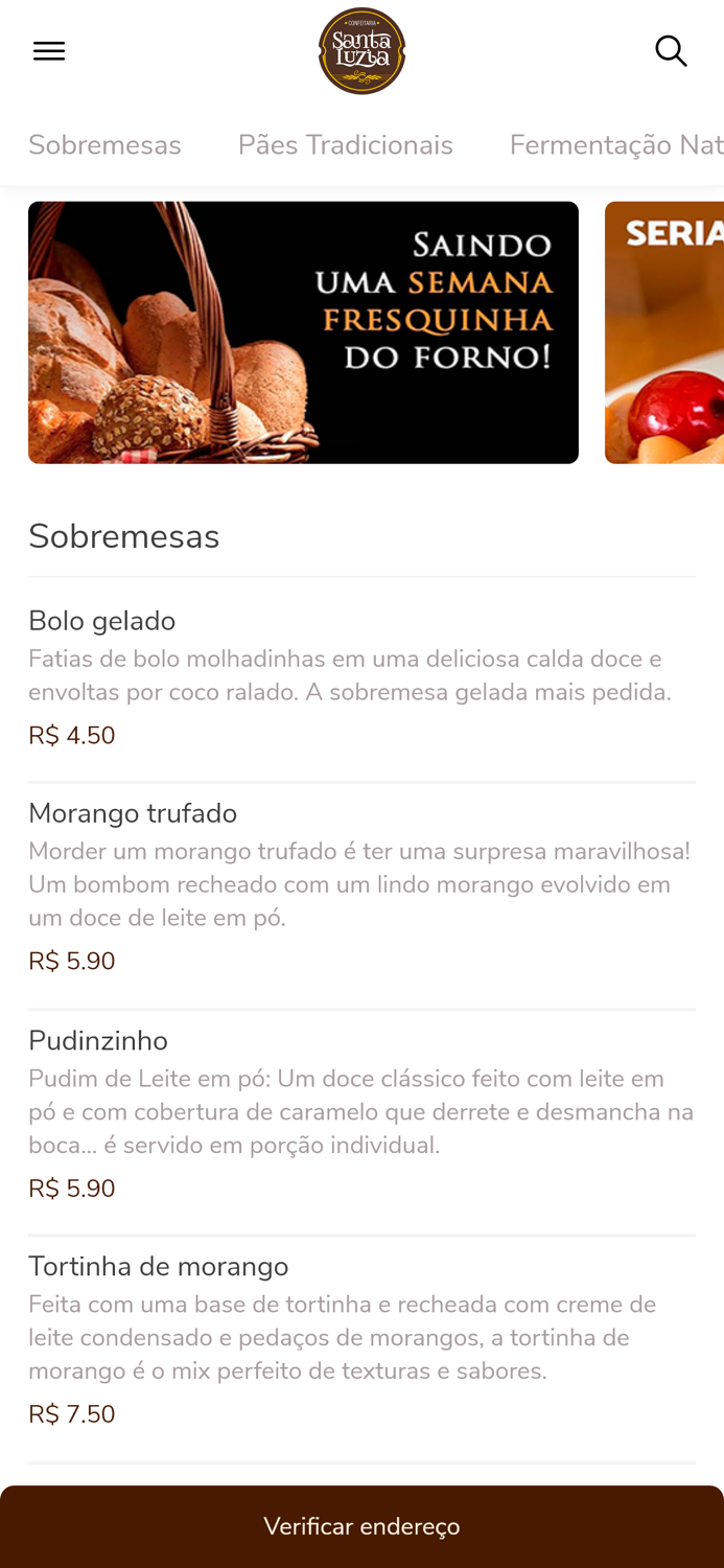 Confeitaria Santa Luzia