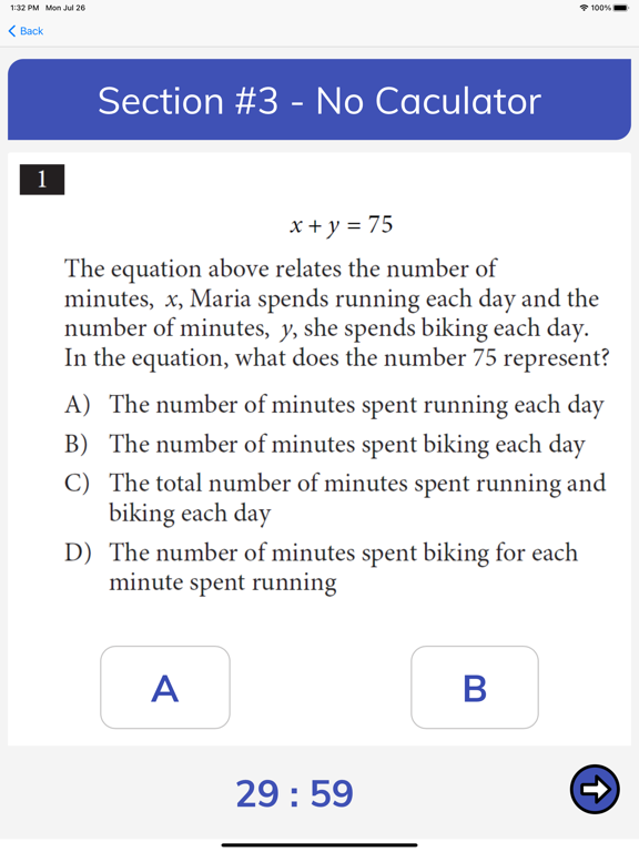 Screenshot #6 pour SATMath - SAT Math Test