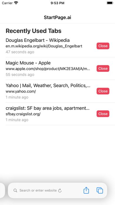 Screenshot #1 pour StartPage.ai