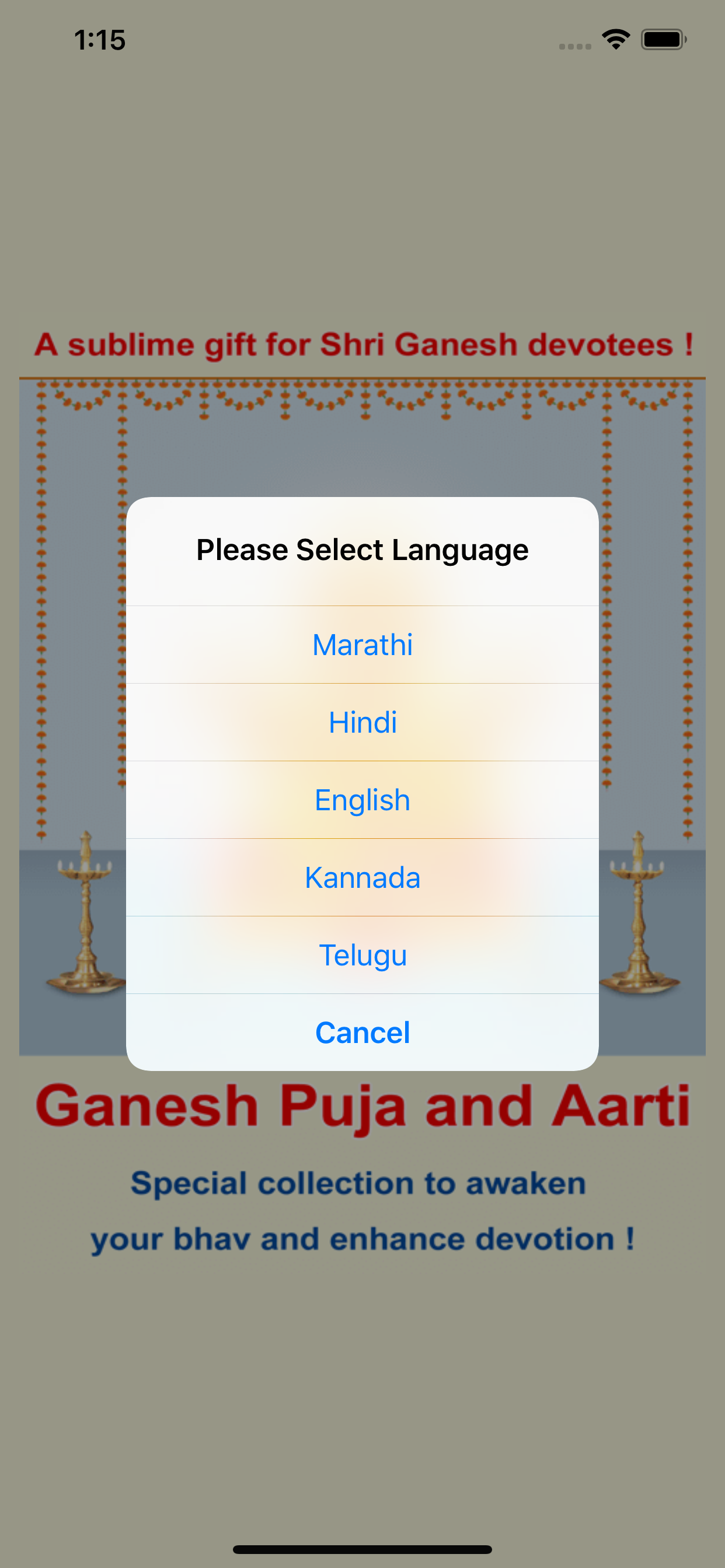 Ganesh Puja and Aarti