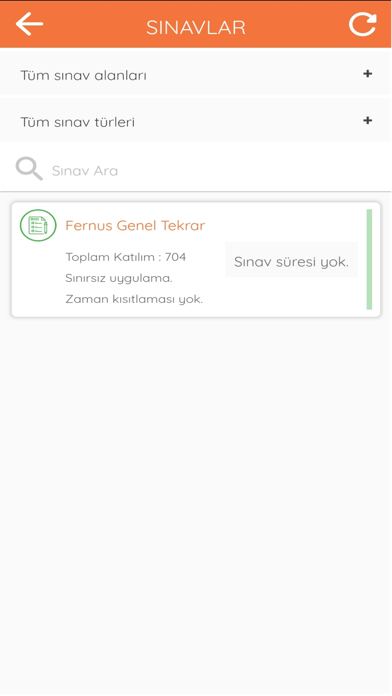 Fenomen Mobil Sınav Screenshot
