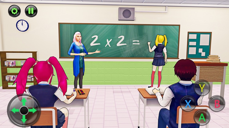 Sakura Anime School Girl Sim screenshot-9
