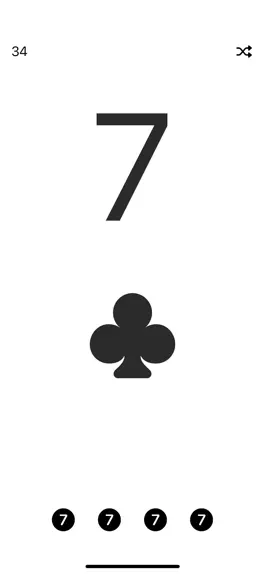 Game screenshot Sevens - A Simple Card Game apk