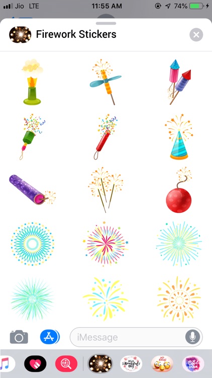 Fireworks Stickers!