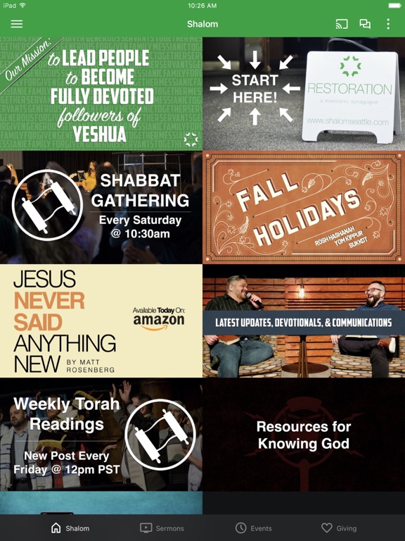 Restoration Seattle iPad screenshot 1 - Lifestyle app