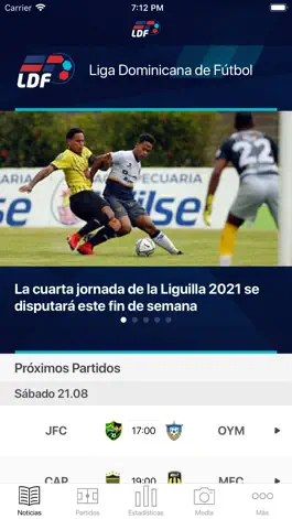 Game screenshot Liga Dominicana de Fútbol apk