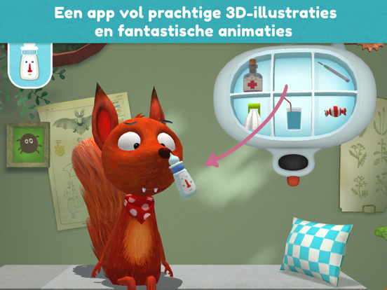 Little Fox Dierendokter 3D iPad app afbeelding 2
