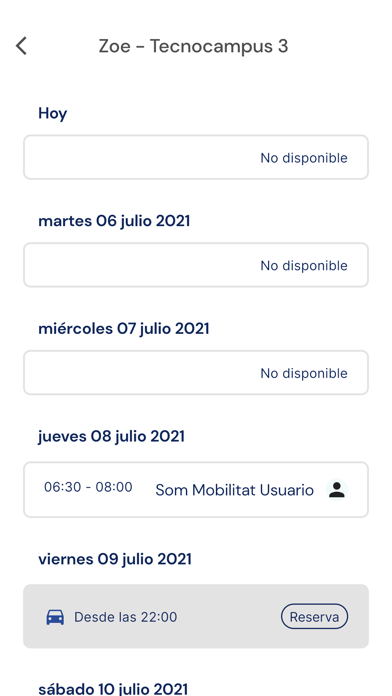 Som Mobilitat Carsharing Screenshot