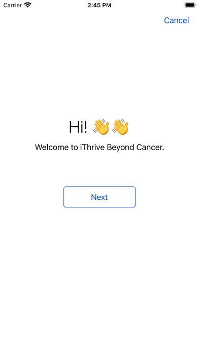 iThrive Beyond Skin Cancer Screenshot