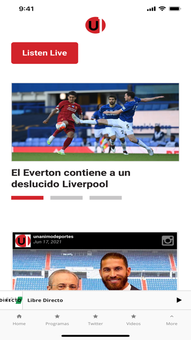 Unanimo Deportes Screenshot