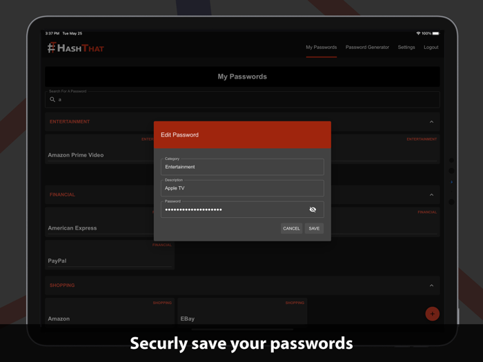 HashThat - Password Manager