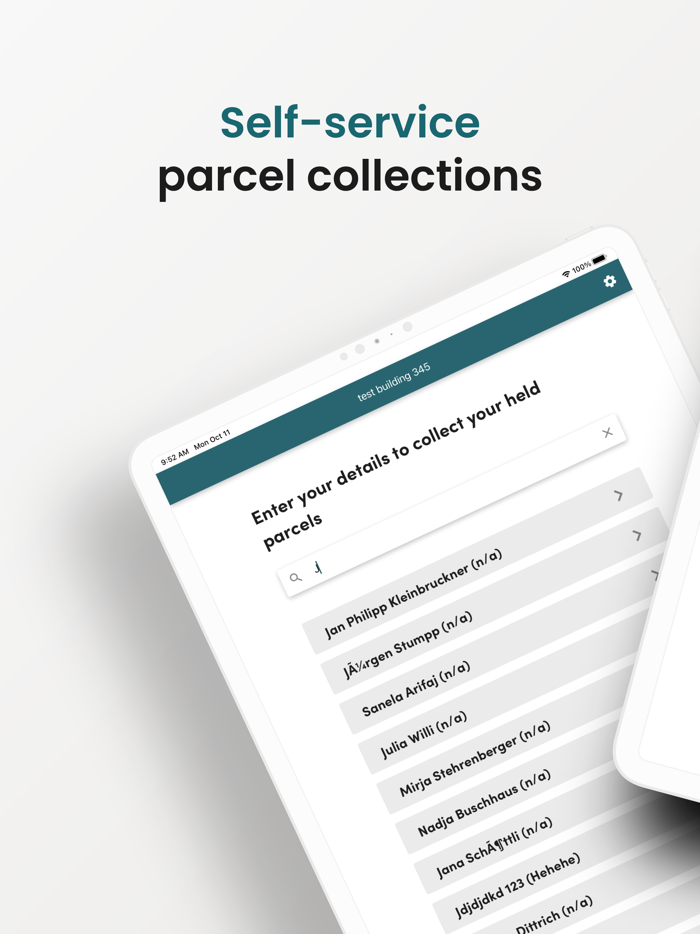 Parcel Tracker - Kiosk