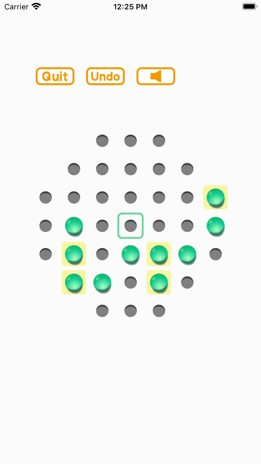#1. Peg Solitaire : Puzzle Game (iOS) By: Kazunari Hiyoshi