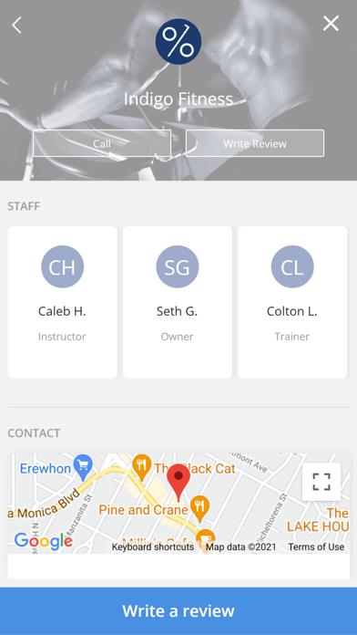 Indigo Fitness Screenshot