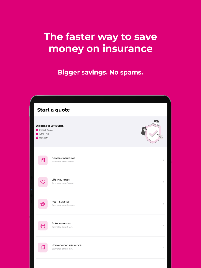 SafeButler - Compare Insurance