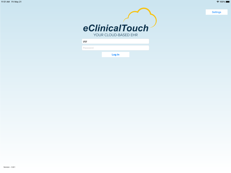 eClinicalTouch 3.9 - 3.9.37 - (iOS)