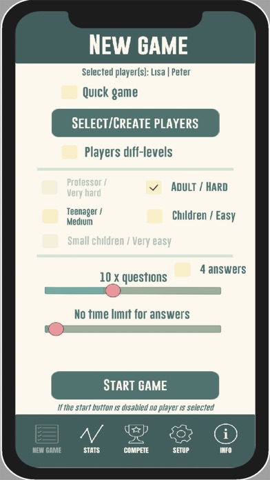 FamilyQuiz - Quiz Screenshot