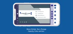 Business Card Maker - Visiting screenshot #7 for iPhone