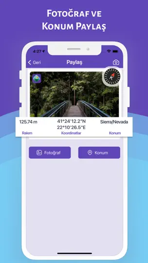 Rakım Ölçer Pro: Barometre,GPS iPhone Ekran Görüntüsü 5