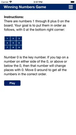 Game screenshot Winning Numbers Game hack