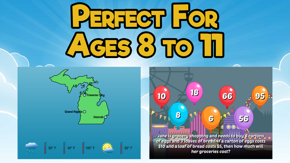 #3. Fourth Grade Learning Games (iOS) Podle: RosiMosi LLC