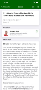 MemberWise Conferences screenshot #2 for iPhone