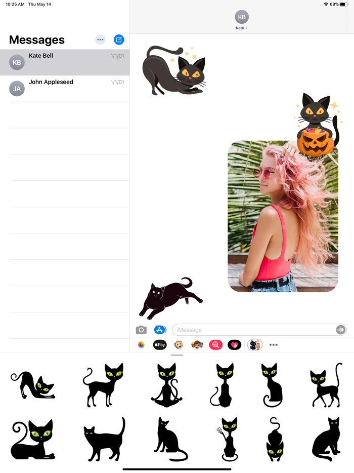 Black Cat Sticker