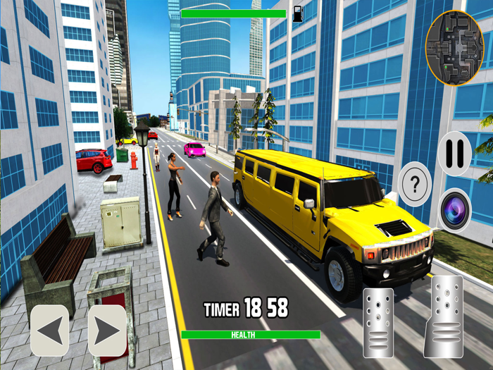 Limousine Taxi Driving 3D
