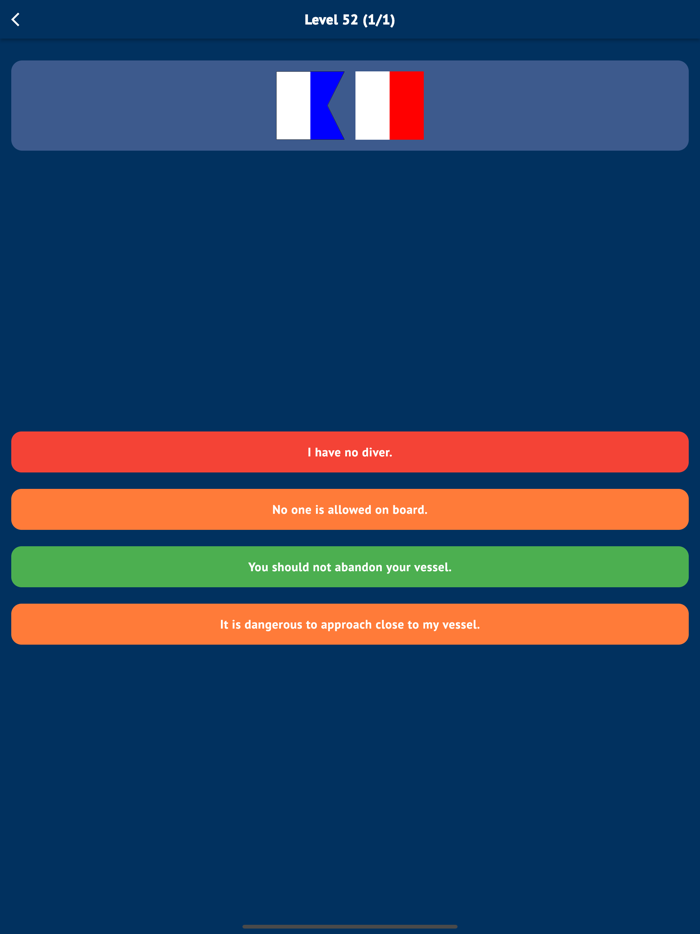 Maritime Academy ICS Flags