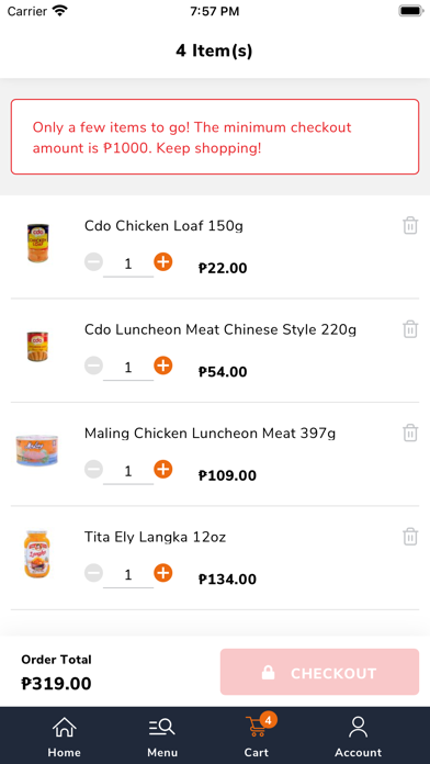 AllDay Supermarket Screenshot