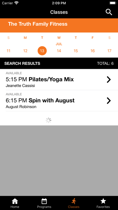 TRUTH Family Fitness Screenshot