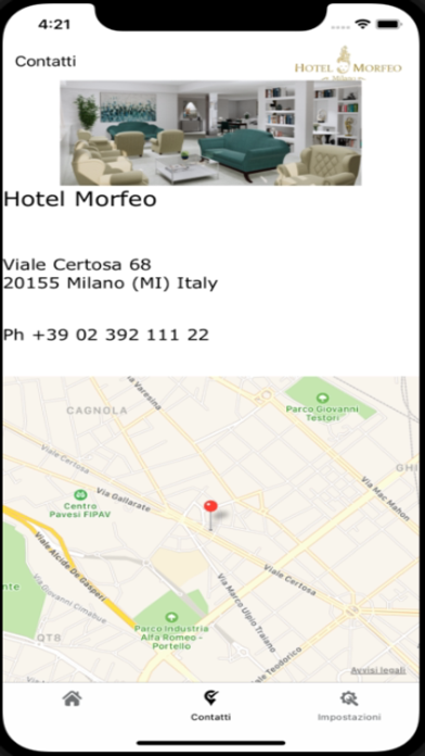 Hotel Morfeo Milano Screenshot