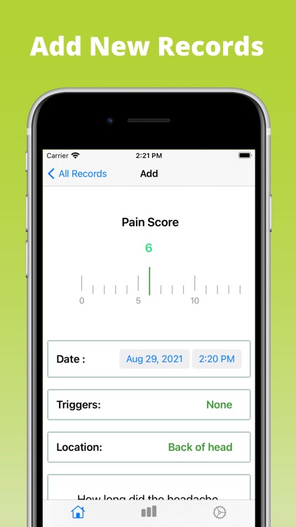Headache Migraine diary,Relief