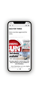 Winnipeg Sun ePaper screenshot #3 for iPhone