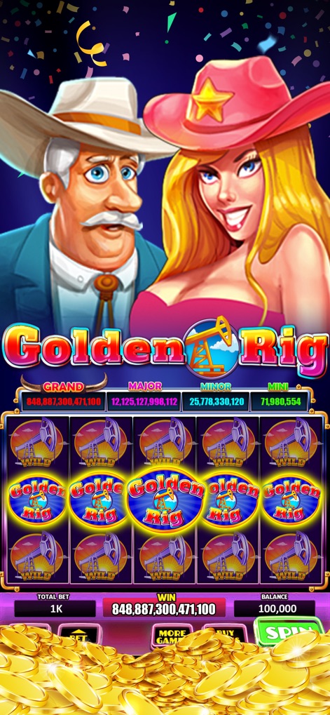 Spin&Win Slots Casino Games - spin-and-win-golden-rig-slot