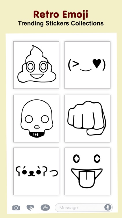 Retro Emoji Stickers Pack screenshot-5