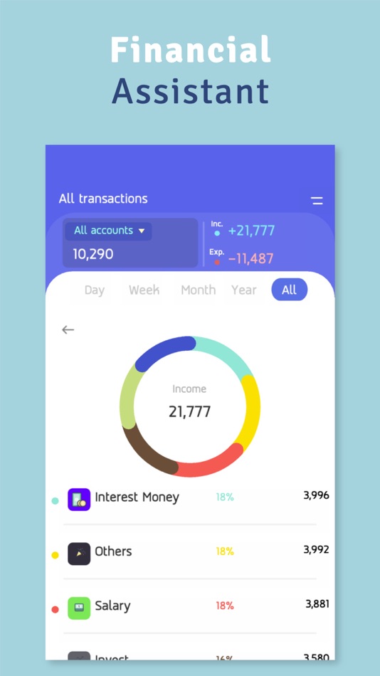 #8. Money Diary - Expense Tracker (iOS) 由: Dimo Co.,Ltd.