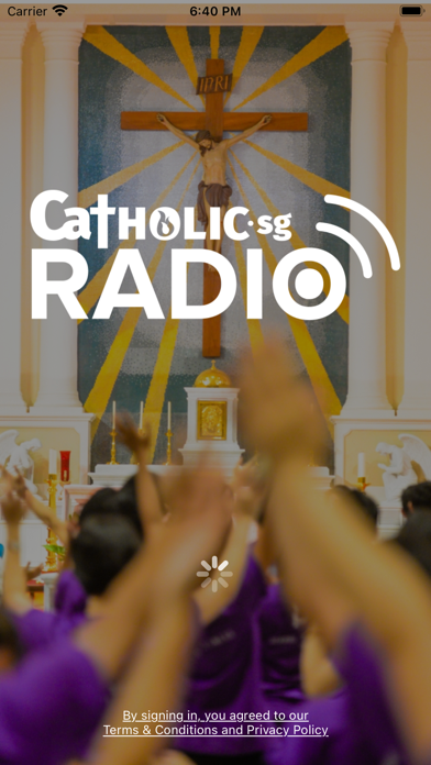CatholicSG Radio Screenshot