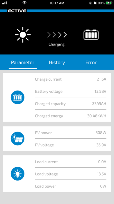 ECTIVE Charge Screenshot