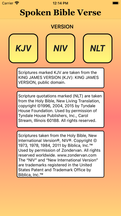 Spoken Verse Screenshot