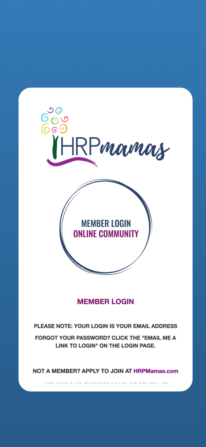 HRP Mamas Groups App
