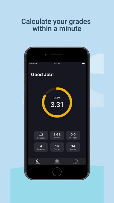 CGPA Calculator & Tracker Screenshot