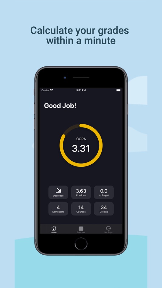 #1. CGPA Calculator & Tracker (iOS) Podle: Sheikh Bayazid Bustame