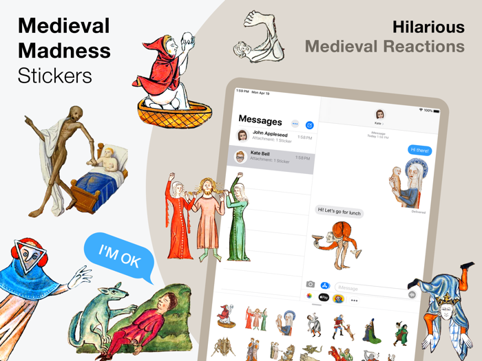 Medieval Madness Stickers
