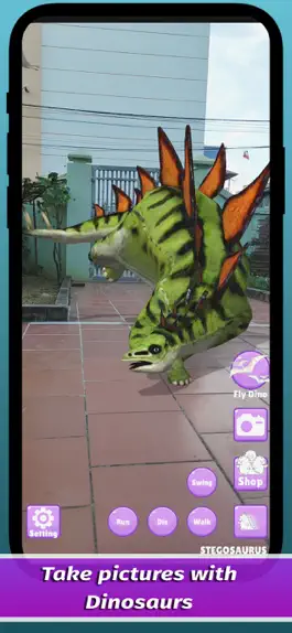 Game screenshot Dinosaur 3D AR apk