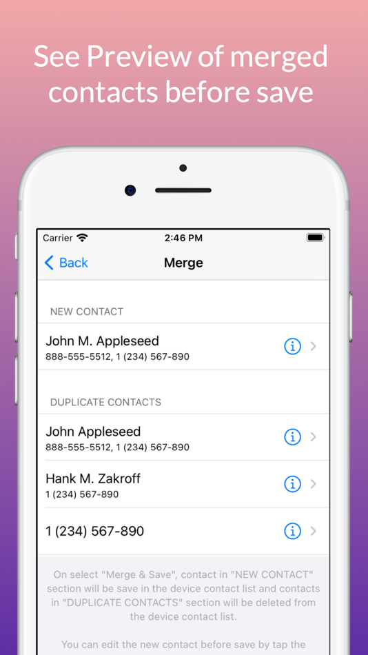 #2. Contact Manager + (iOS) Podle: Ujjvala Prajapati