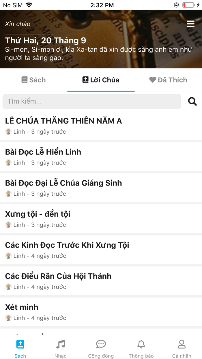 JHS Lời Chúa Hôm Nay